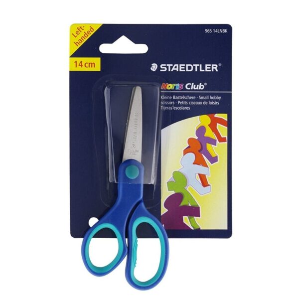Forbici per bambini mancini Staedtler 96514LNBK - Ergonomica e Sicura - 1
